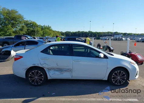 2016 Toyota Corolla S Plus из США, поврежденный, VIN 2T1BURHE2GC698516